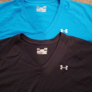 Bundle (2) Under Armour semi-fitted tees